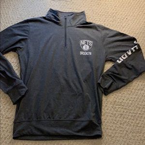 Boys Brooklyn nets quarter zip